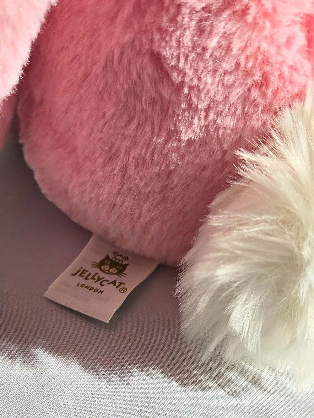 Jellycat Blossom Blush Bunny Pink Floral Plush Bunny NWT - Picture 3 of 10
